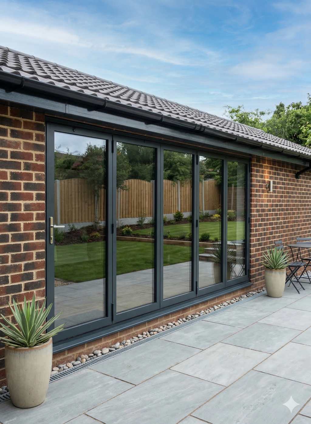 Aluminium 5 Door Bifold